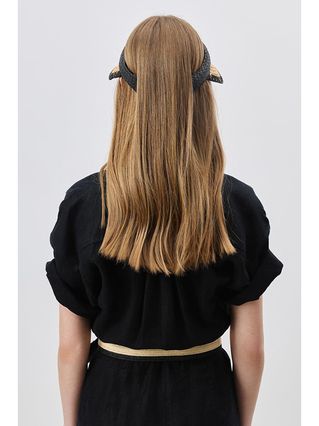 Kahverengi Hasır Vizör Şapka Y8213 Camel-1