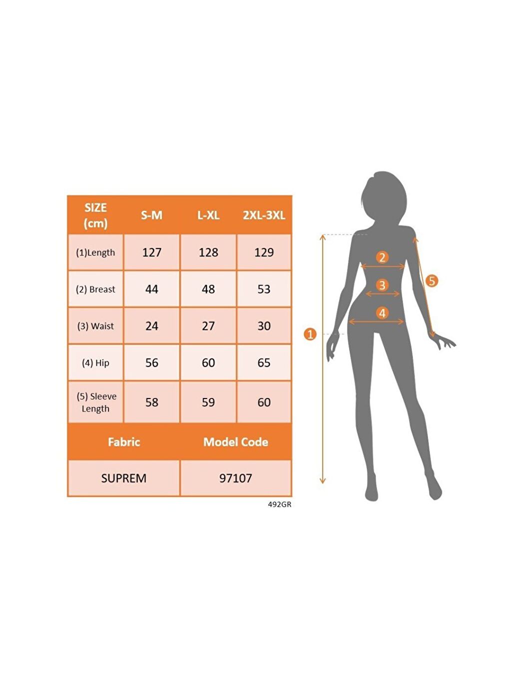 Turuncu Kadın Uzun Kollu Kruvaze Yakalı çiçek Desenli Maksi Süprem Elbise-3