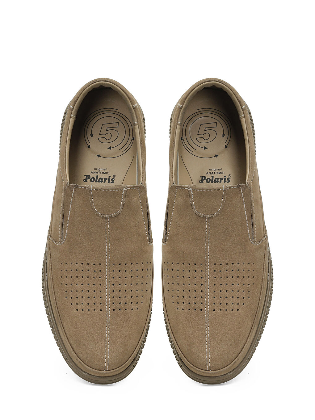 Bej 108003N.M 5FX Kum Erkek Rahat Ayakkabı-3