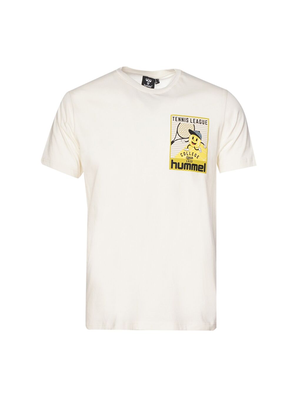 Drift Erkek Ekru Yuvarlak Yaka Tişört-1