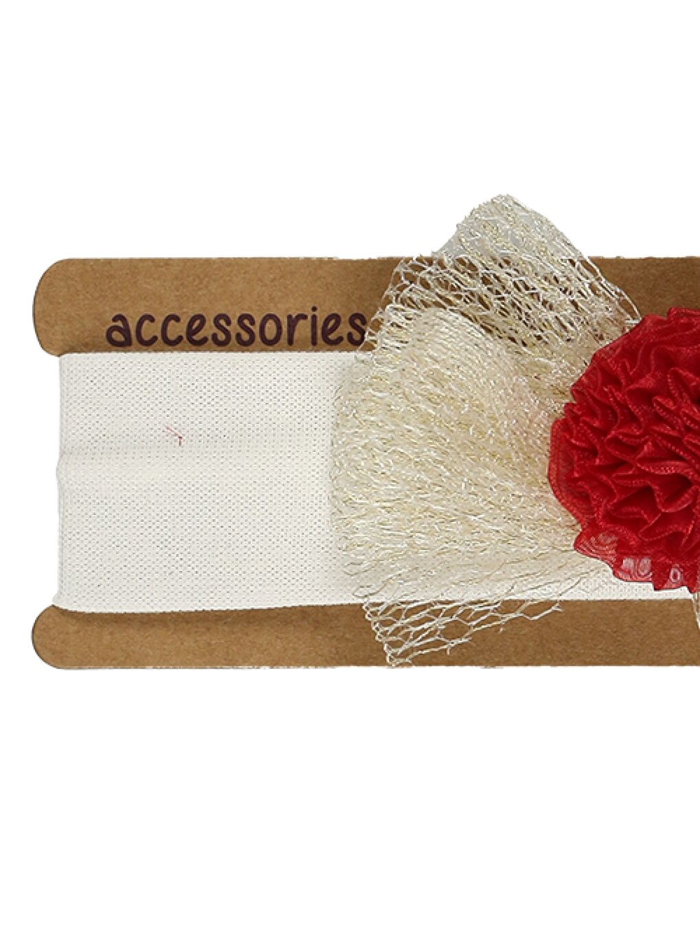 Beyaz Kız Çocuk Yılbaşı Saç Bandı-1