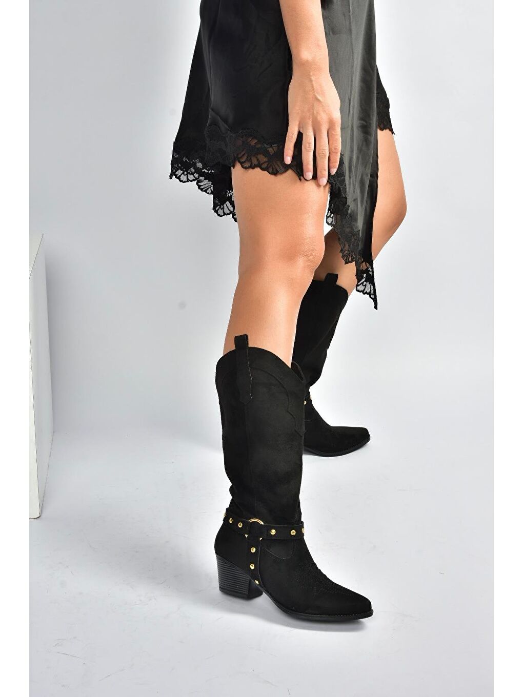 Siyah Kadın Çizme V820320302-2