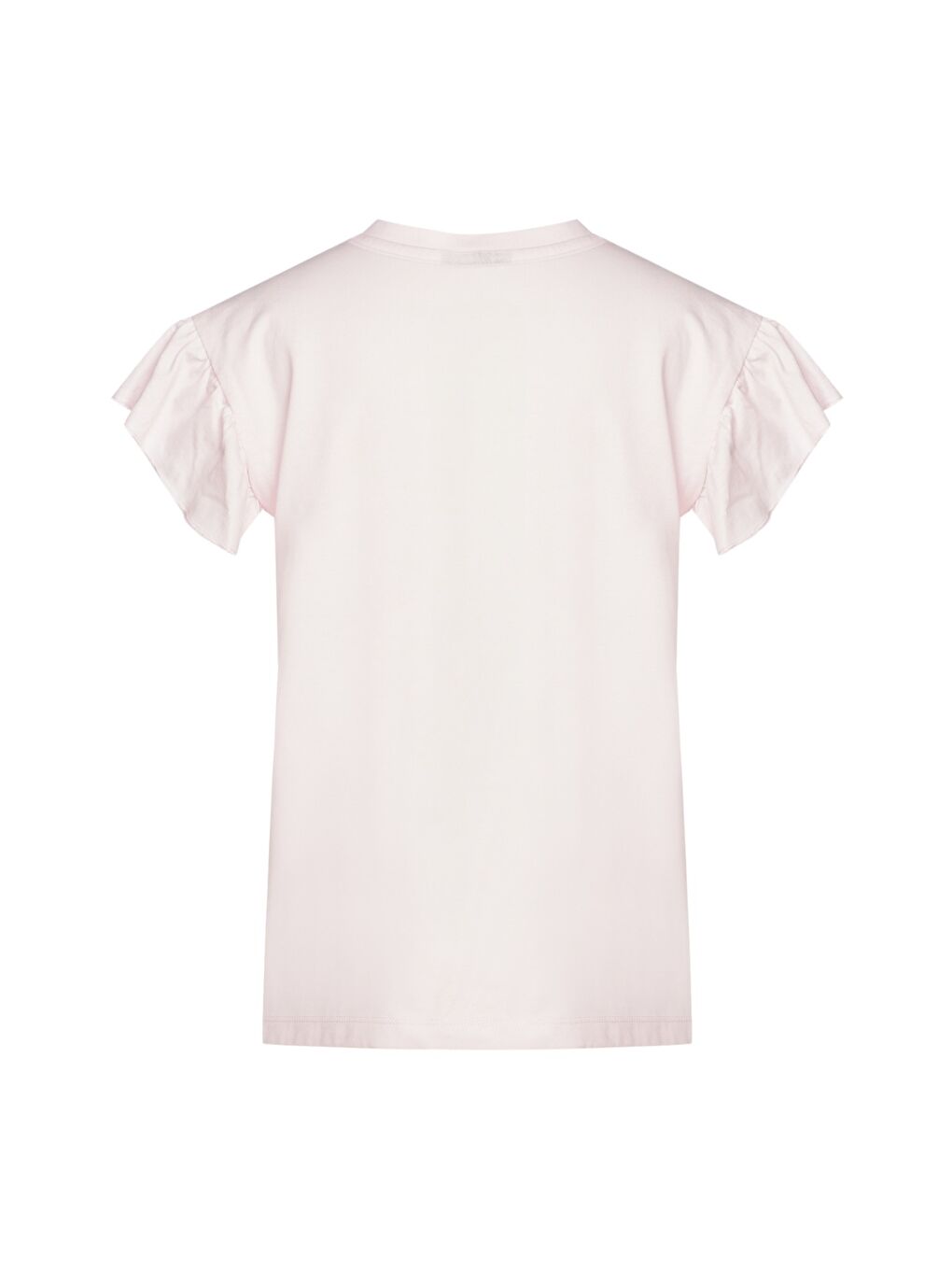 Angel Kız Çocuk Pembe Yuvarlak Yaka Tişört-1