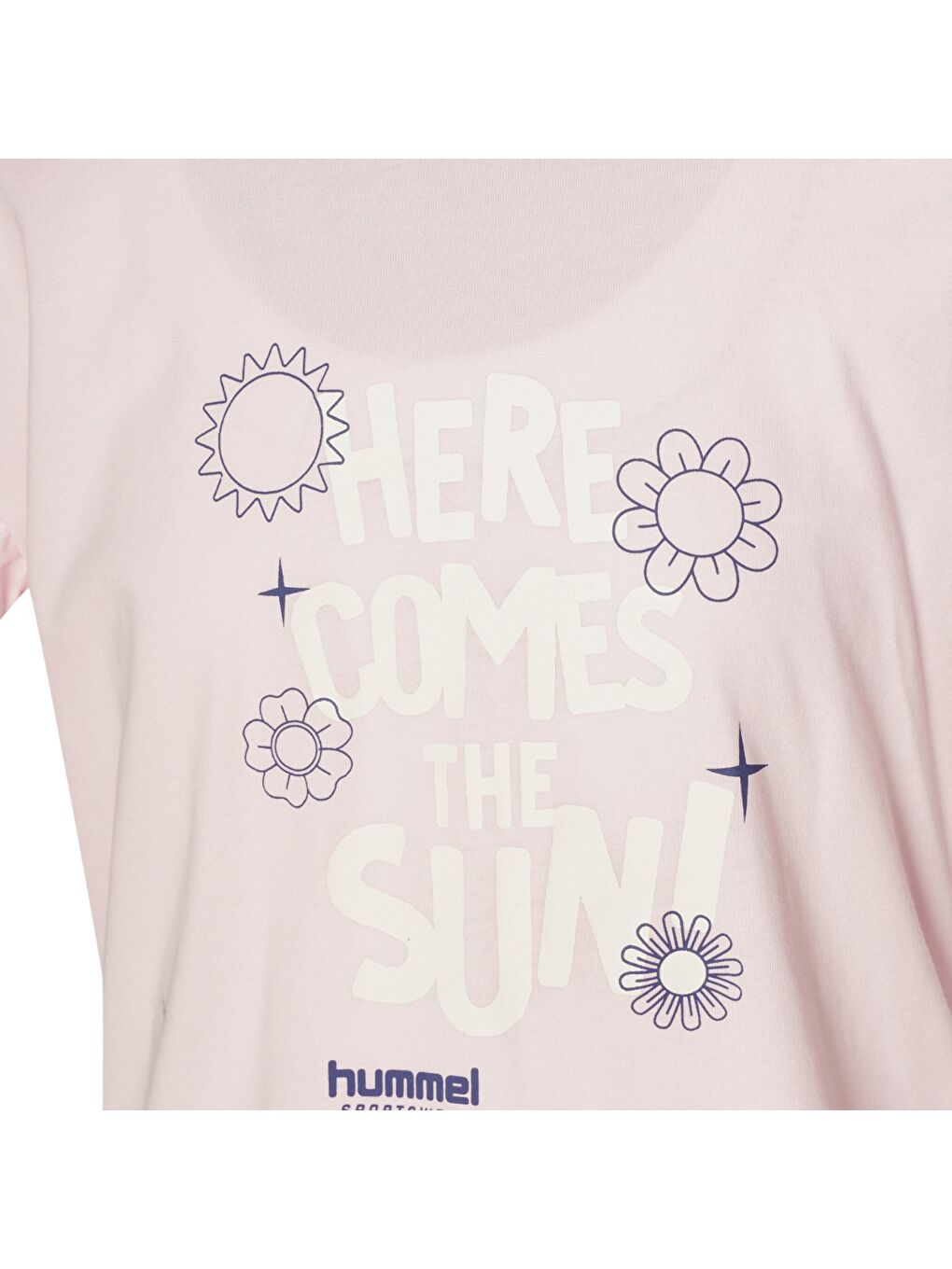 Angel Kız Çocuk Pembe Yuvarlak Yaka Tişört-2