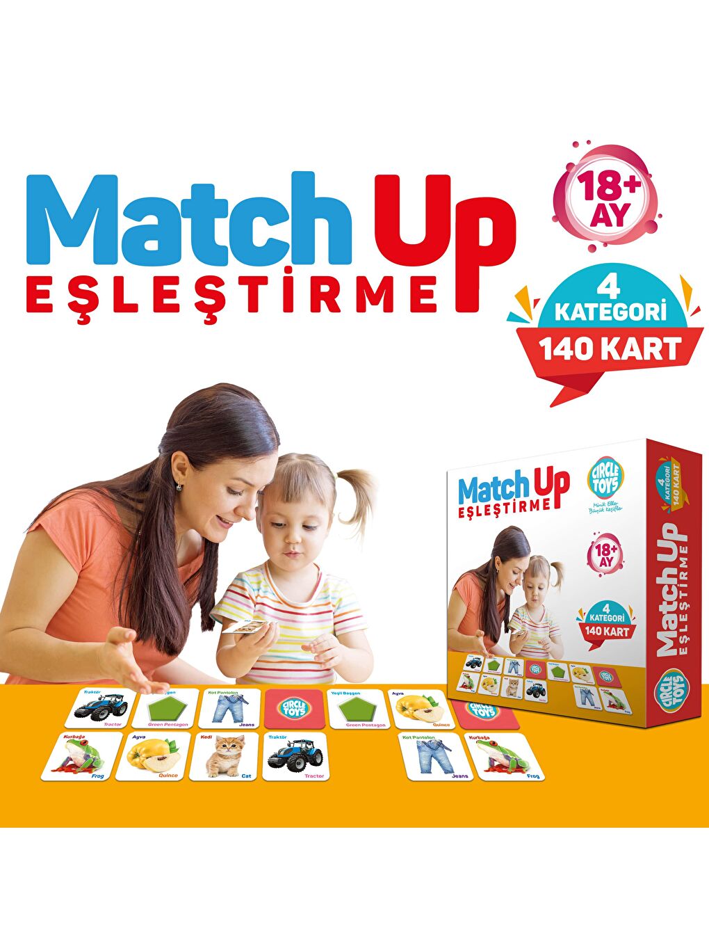 Circle Toys Karışık Match Up - 1