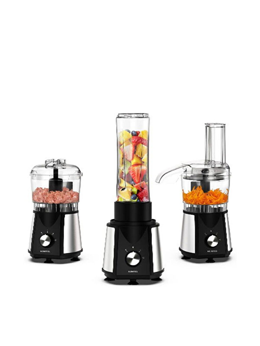 3in1 HFP-02 Mutfak Robotu - Siyah - 350 Watt-2