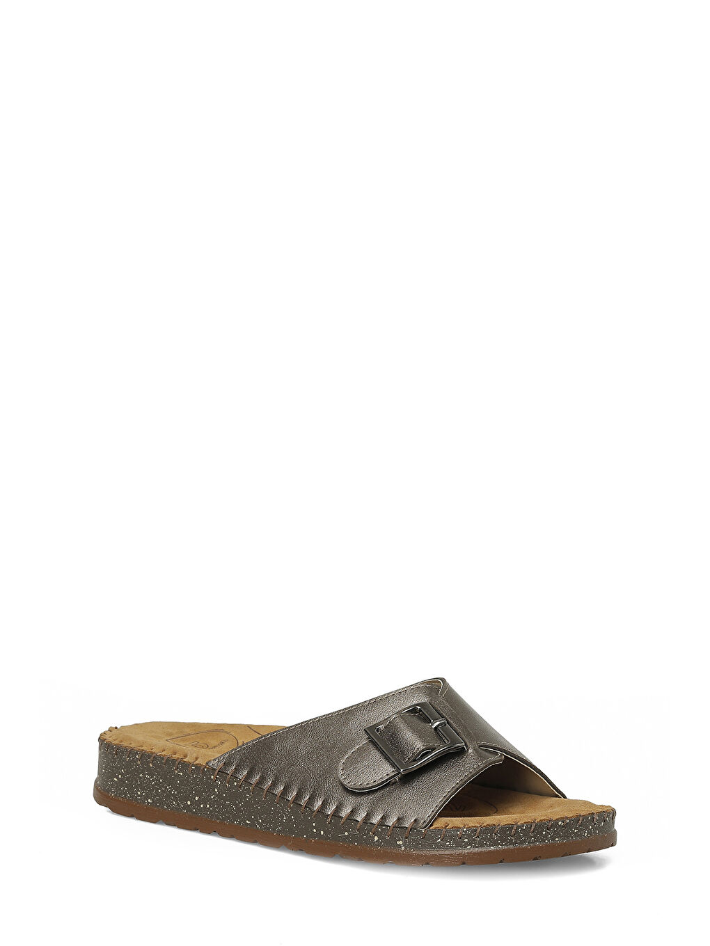 Sarı 105803.Z6FX Bronz Kadın Terlik-1