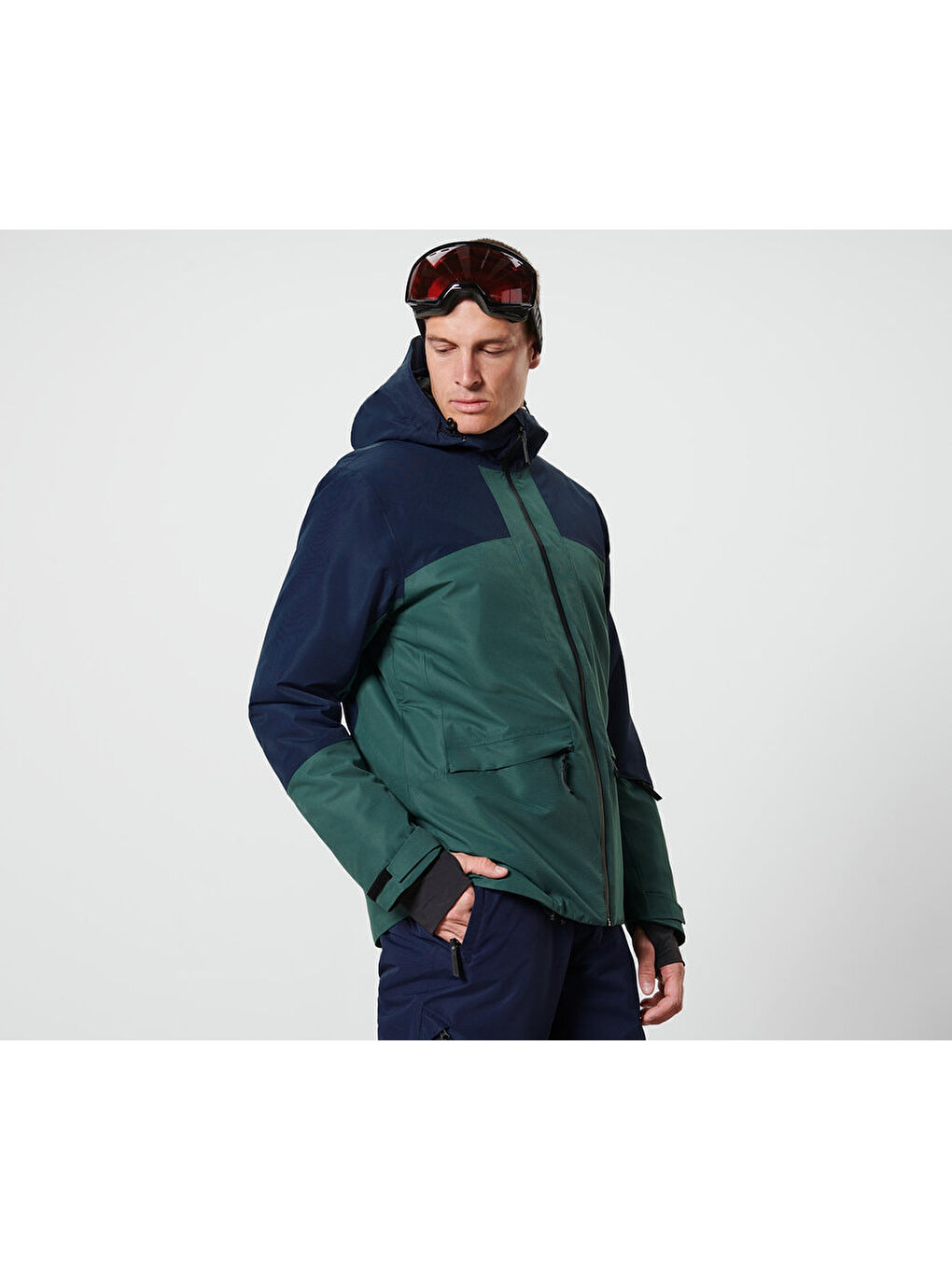 Erkek Kayak Ceketi, Spor, Haki