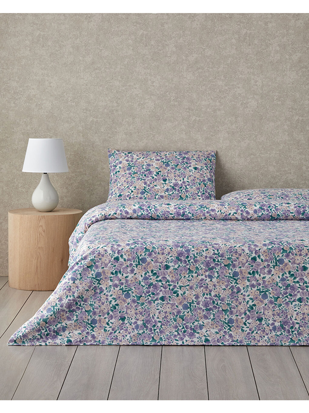 Promise Of Spring Kolay Ütülenir Çift Kişilik Nevresim Takımı 200x220 cm Lila