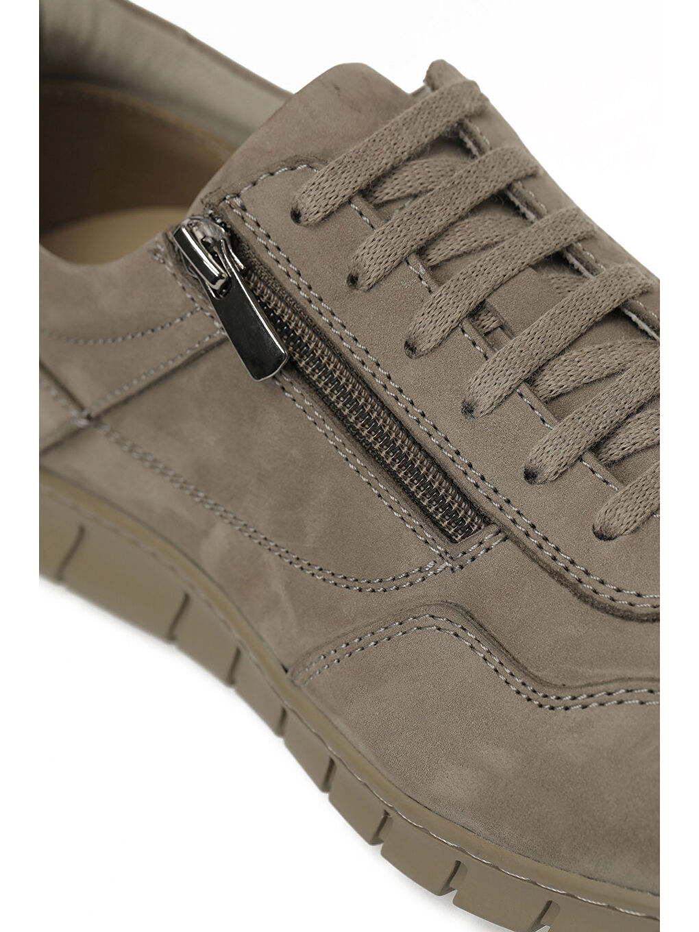 Kahverengi 108017N.M 6FX Gri Erkek Comfort Ayakkabı-6