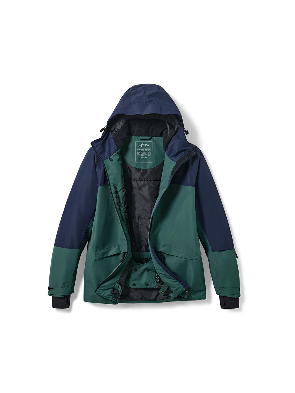 Erkek Kayak Ceketi, Spor, Haki-2