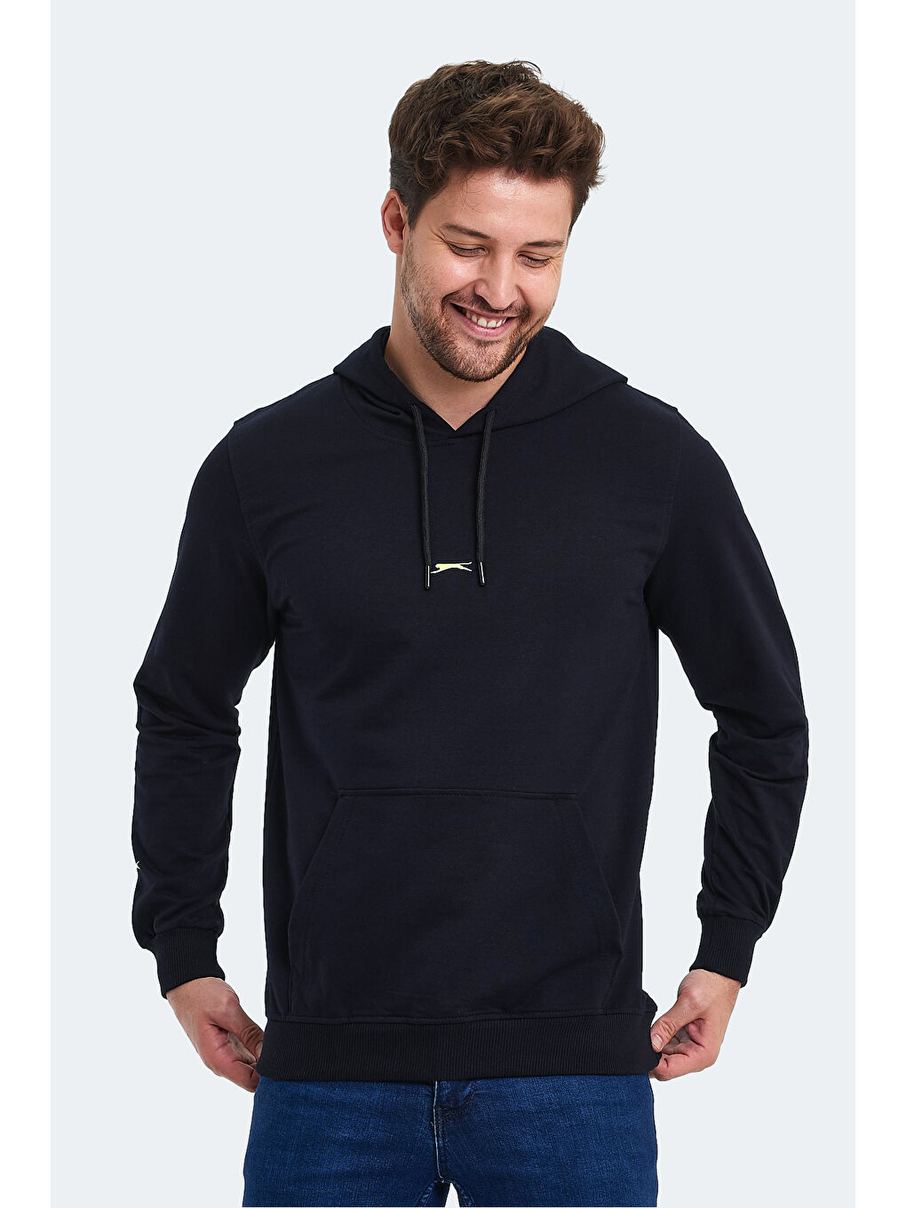 SLAZENGER OSLO IN Erkek Sweatshirt Lacivert - 4