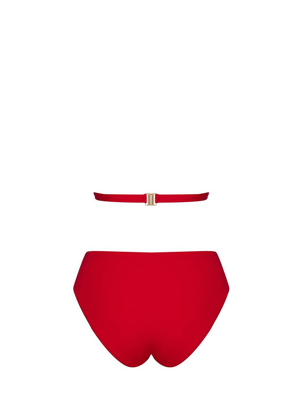 SAILOR moda Kırmızı Üçgen Boncuklu Bikini Takım - 1