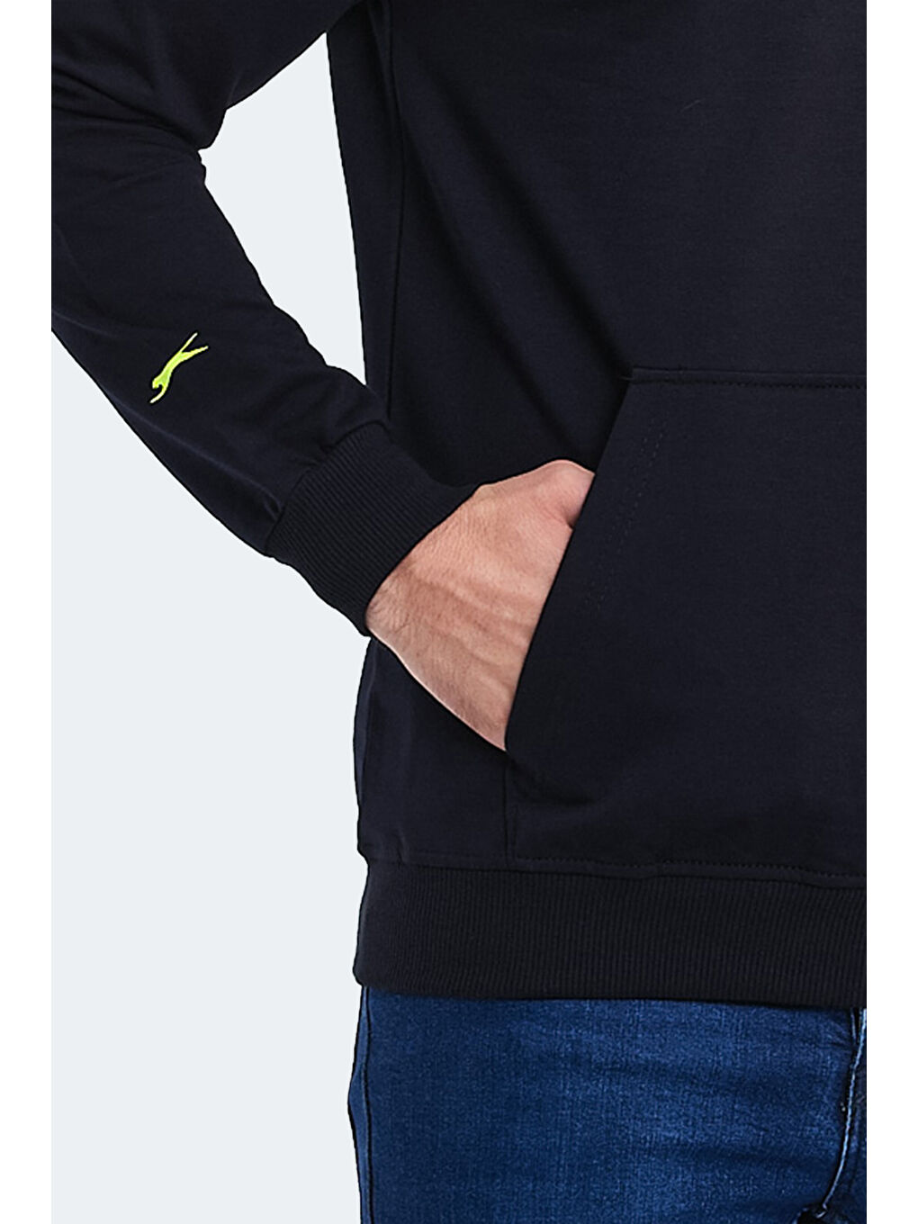 SLAZENGER OSLO IN Erkek Sweatshirt Lacivert - 5