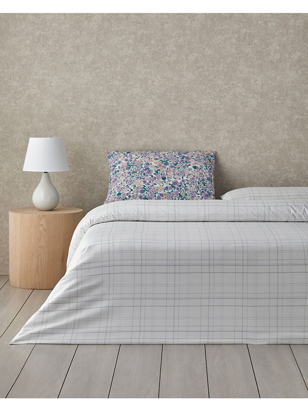 Promise Of Spring Kolay Ütülenir Çift Kişilik Nevresim Takımı 200x220 cm Lila-1