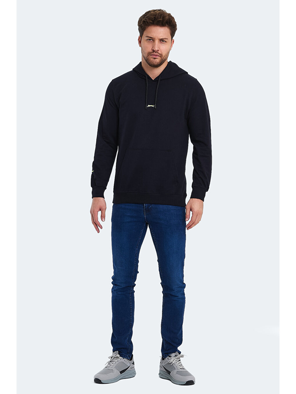 SLAZENGER OSLO IN Erkek Sweatshirt Lacivert - 6