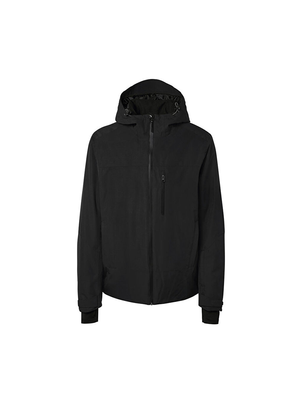 Erkek Kayak Ceketi, Spor, Siyah-3