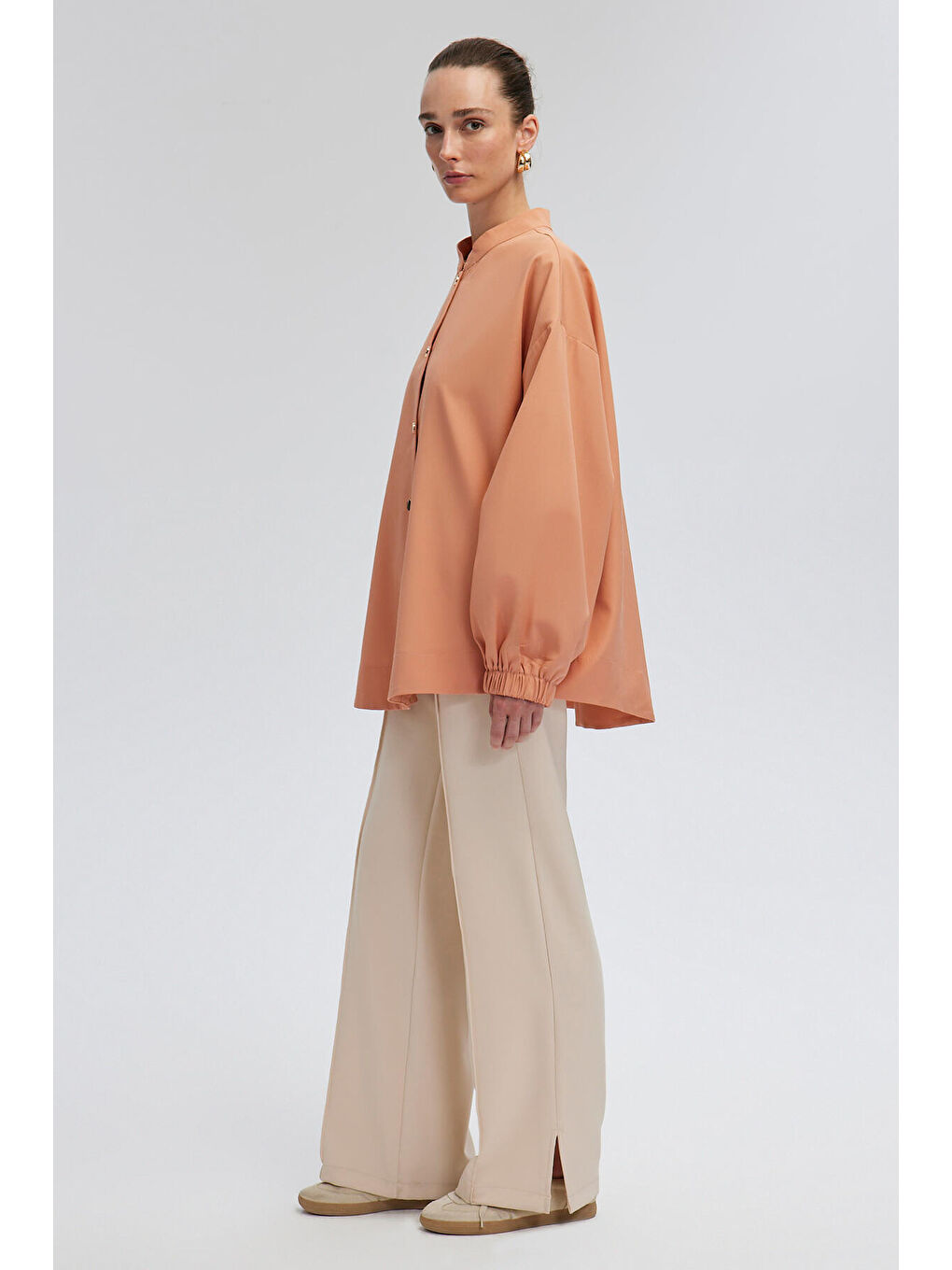 Pembe Bomber Ceket-2