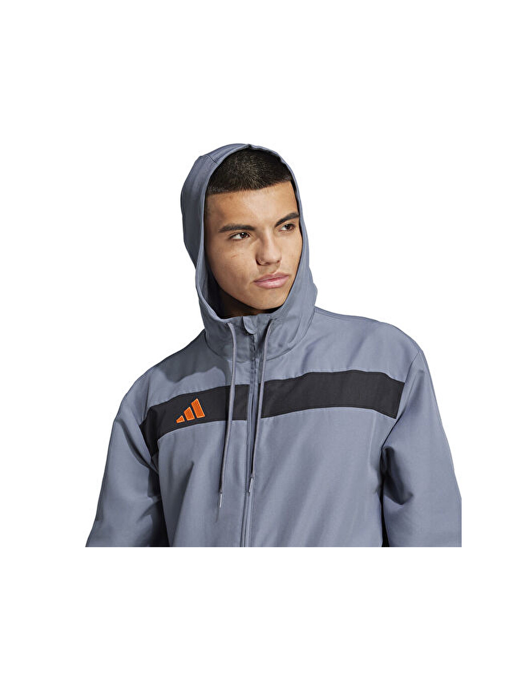 Karışık Tiro Es W Hood Erkek Futbol Antrenman Ceketi Jc5437 Renkli-4