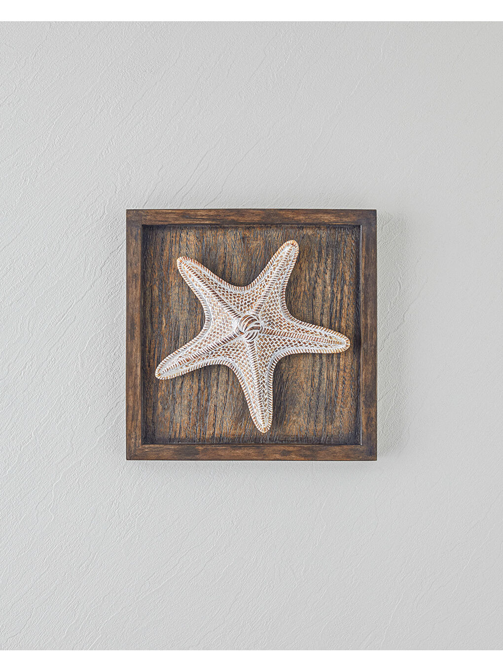 Kahverengi Sea Duvar Aksesuarı 25X25X5 CM Kahve-1