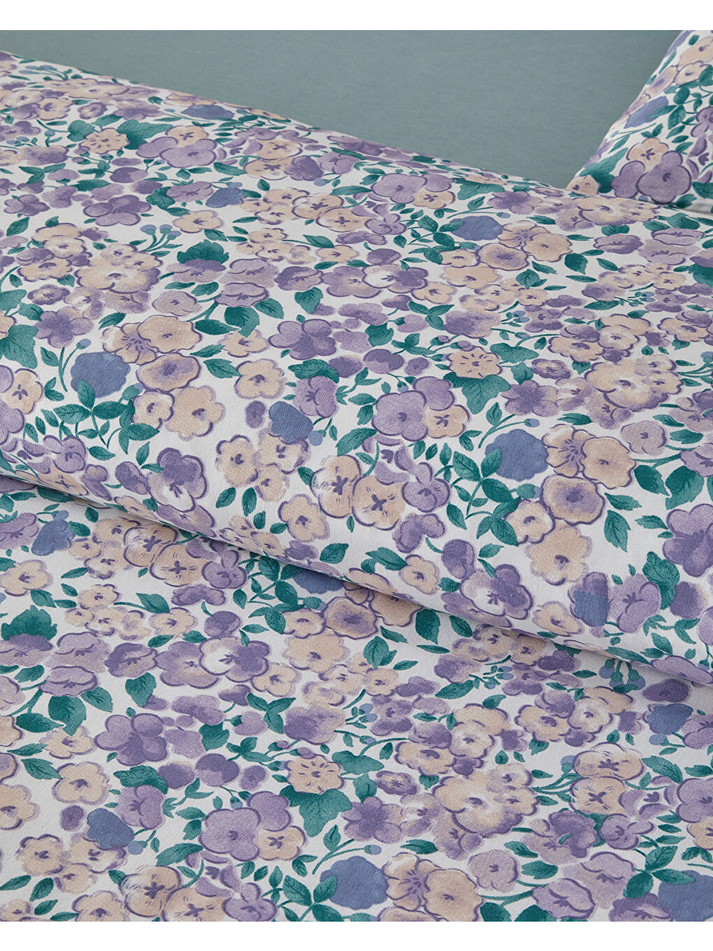 Promise Of Spring Kolay Ütülenir Çift Kişilik Nevresim Takımı 200x220 cm Lila-3