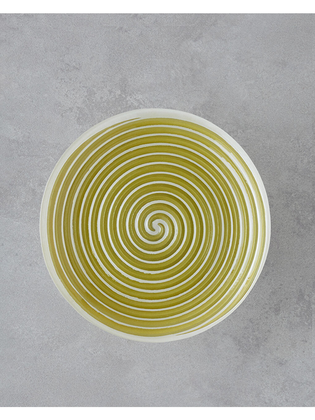 Swirly Cam Kek Standı 21 cm Yeşil-1