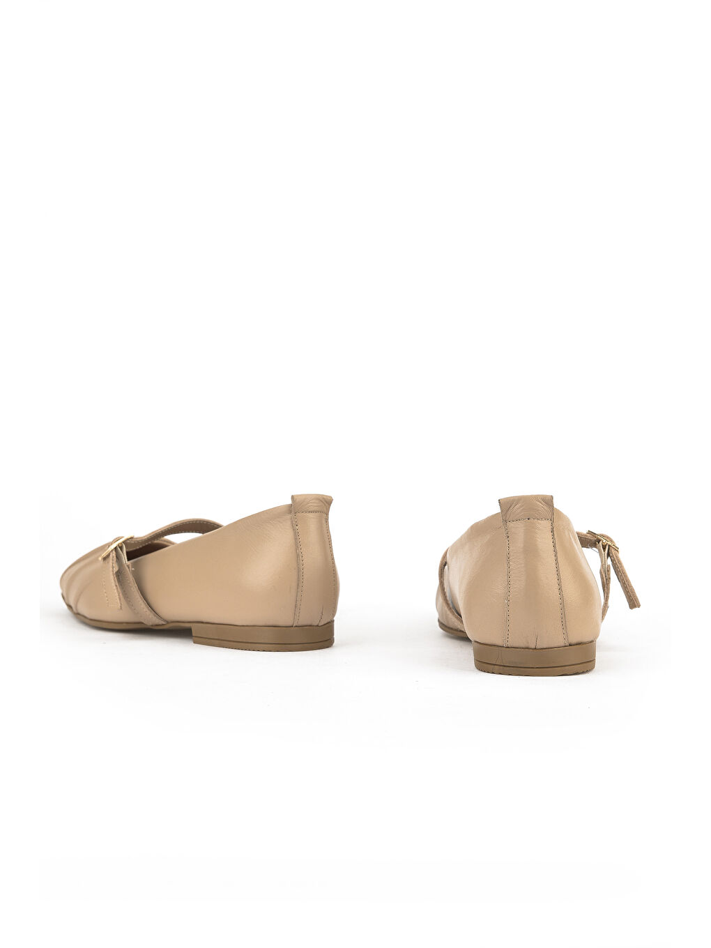 Bej Kadın Hakiki Deri Babet 1531054Z3436 Ten-2