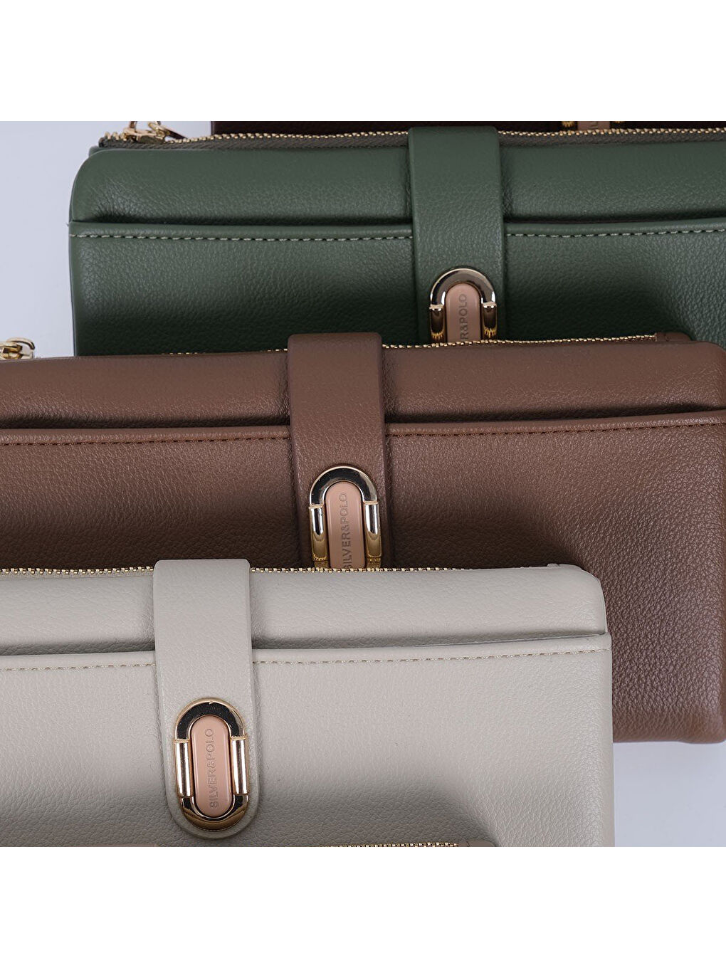 Kadın SP1198-M205 SILVER POLO Cüzdan & Kartlık Yeşil-2