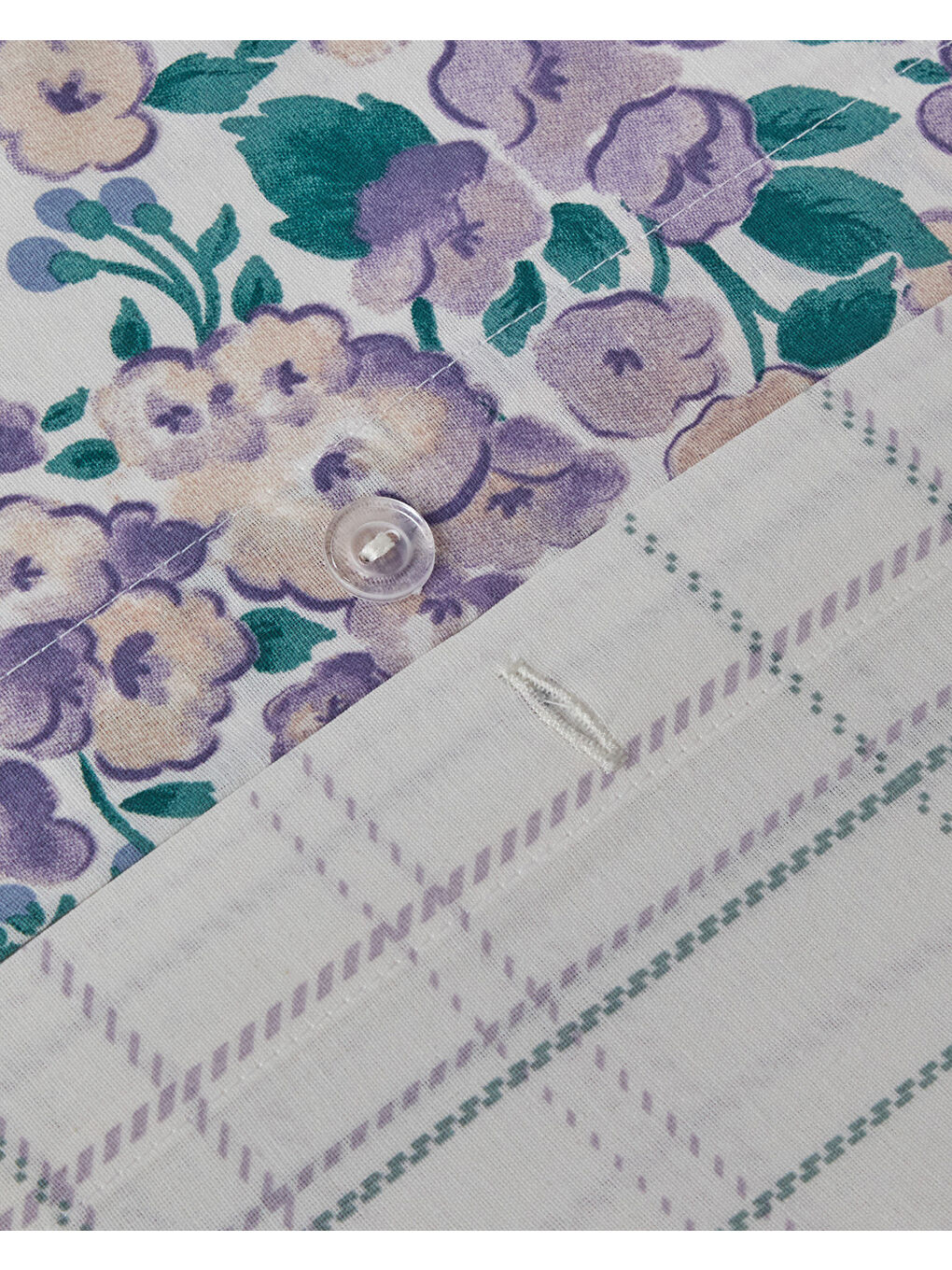 Promise Of Spring Kolay Ütülenir Çift Kişilik Nevresim Takımı 200x220 cm Lila-6