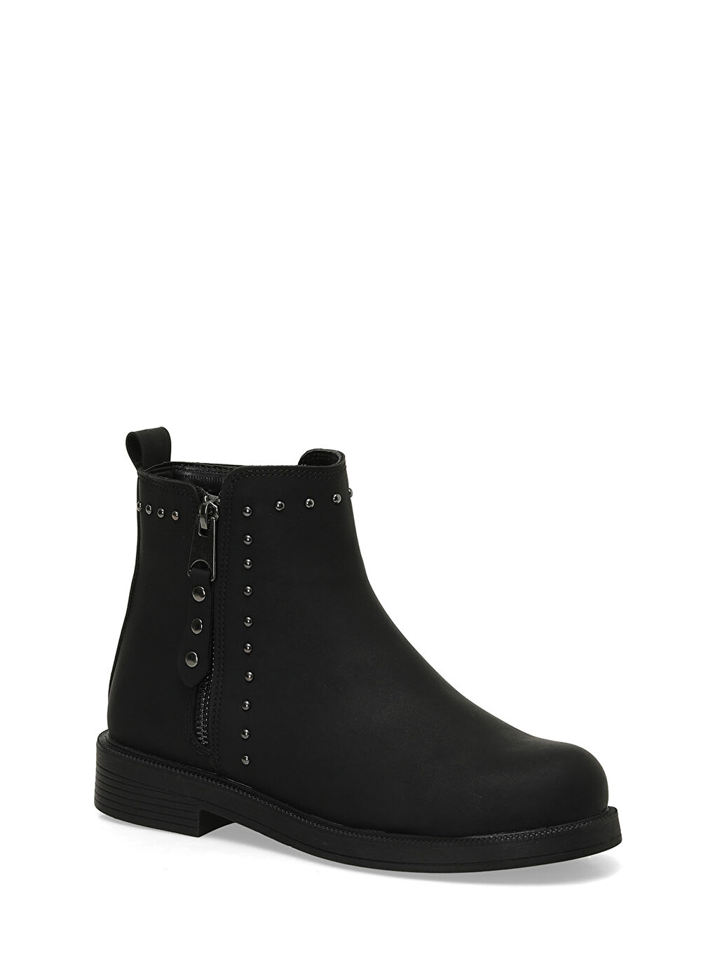 24K-585 4PR Siyah Kadın Düz Bot-1