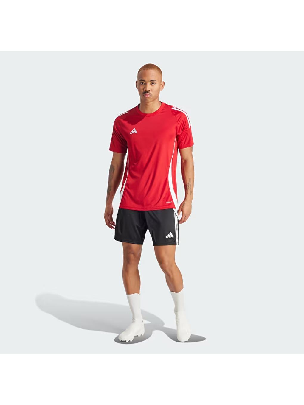 Tiro 24 Jersey Erkek Kırmızı Yuvarlak Yaka Tişört-2