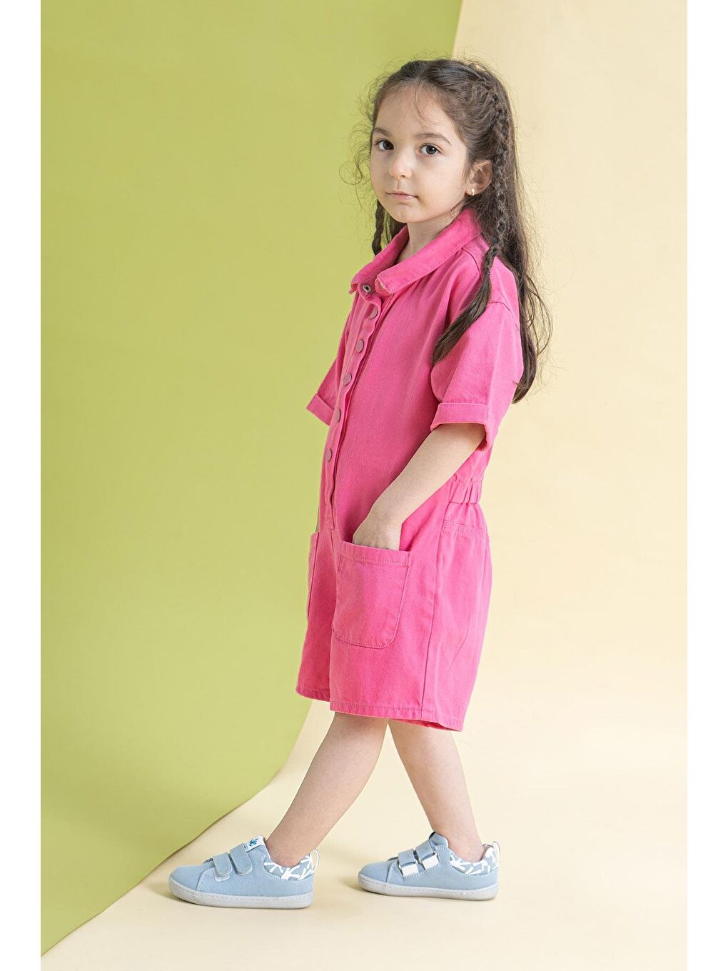 Smart Walker Recycled Canvas Eco Açık Mavi Barefoot Çocuk Ayakkabı-5