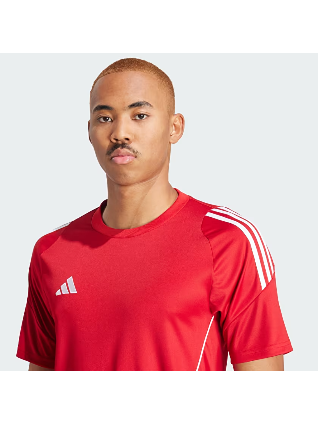Tiro 24 Jersey Erkek Kırmızı Yuvarlak Yaka Tişört-3