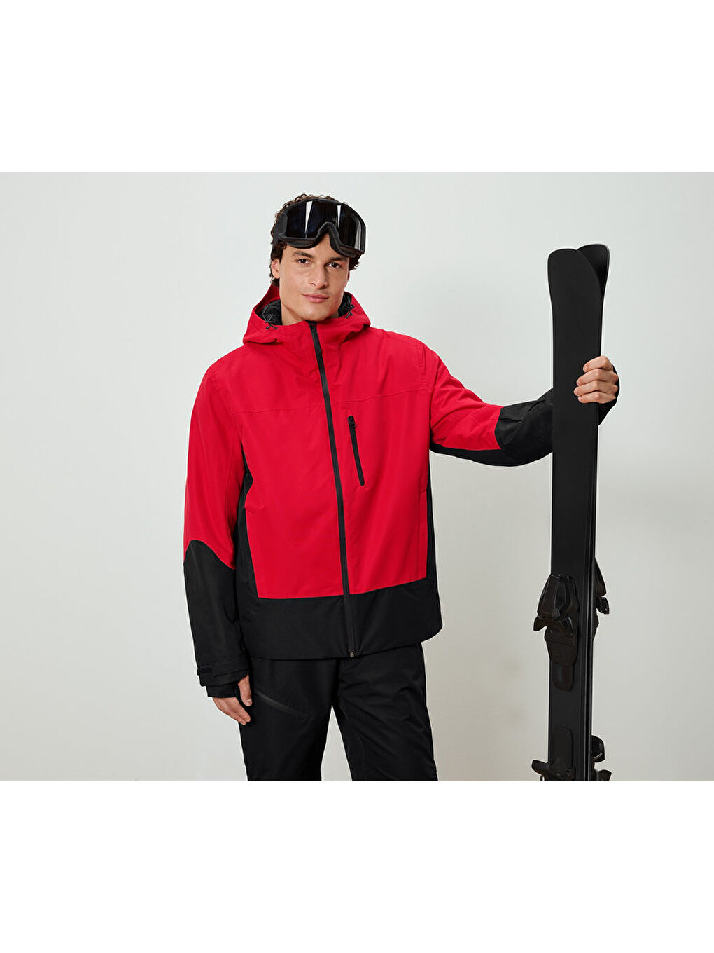 Erkek Kayak Ceketi, Spor, Kırmızı