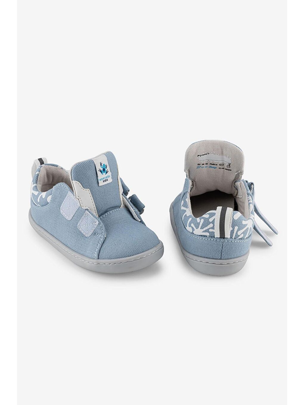 Smart Walker Recycled Canvas Eco Açık Mavi Barefoot Çocuk Ayakkabı-8