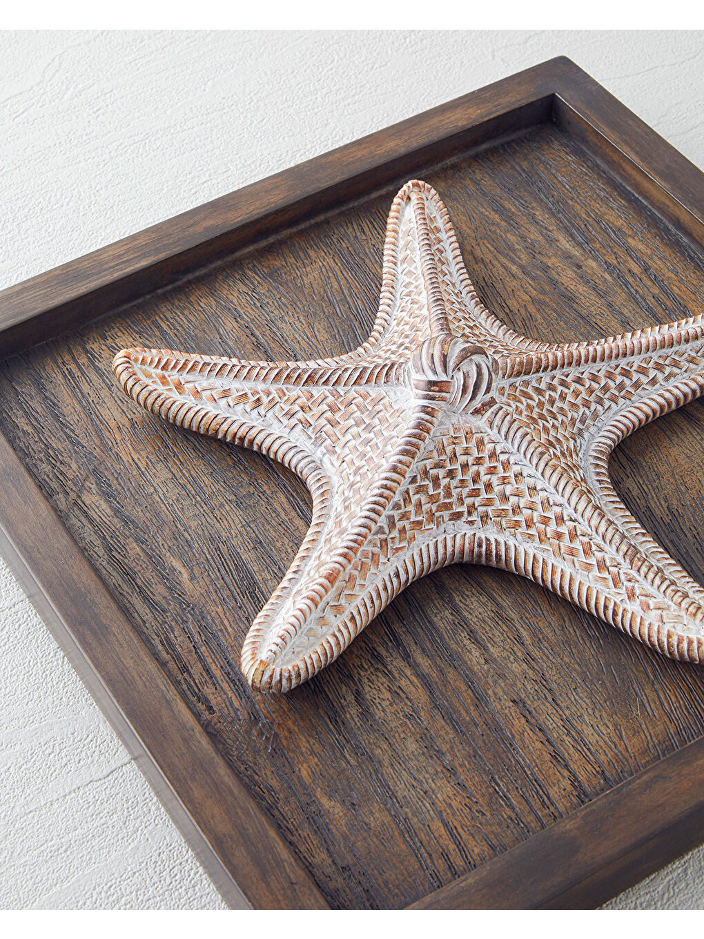 Kahverengi Sea Duvar Aksesuarı 25X25X5 CM Kahve-2