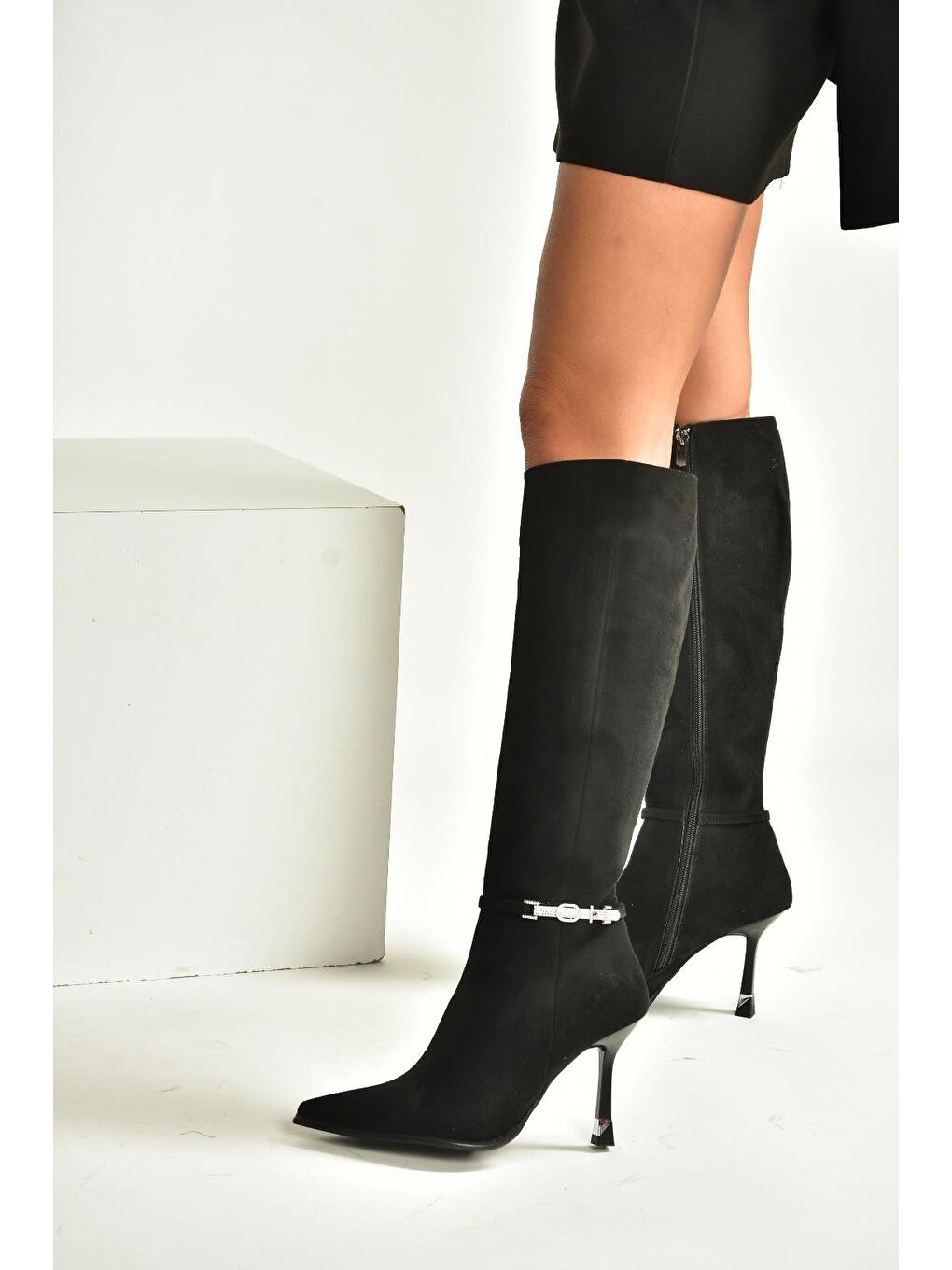 Siyah Kadın Çizme V820330002-3