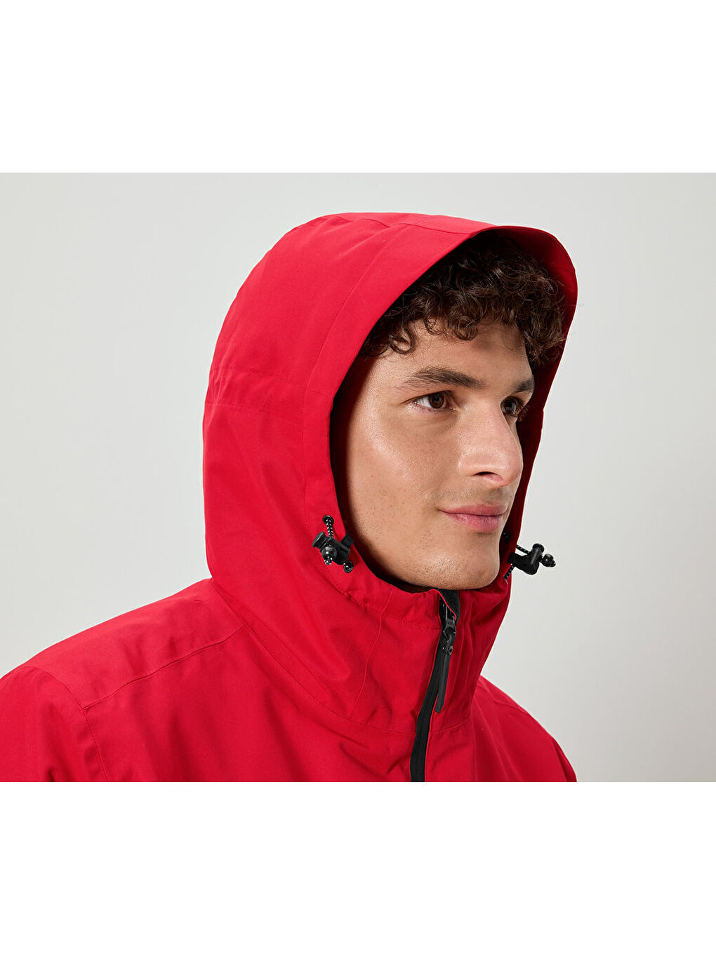 Erkek Kayak Ceketi, Spor, Kırmızı-1