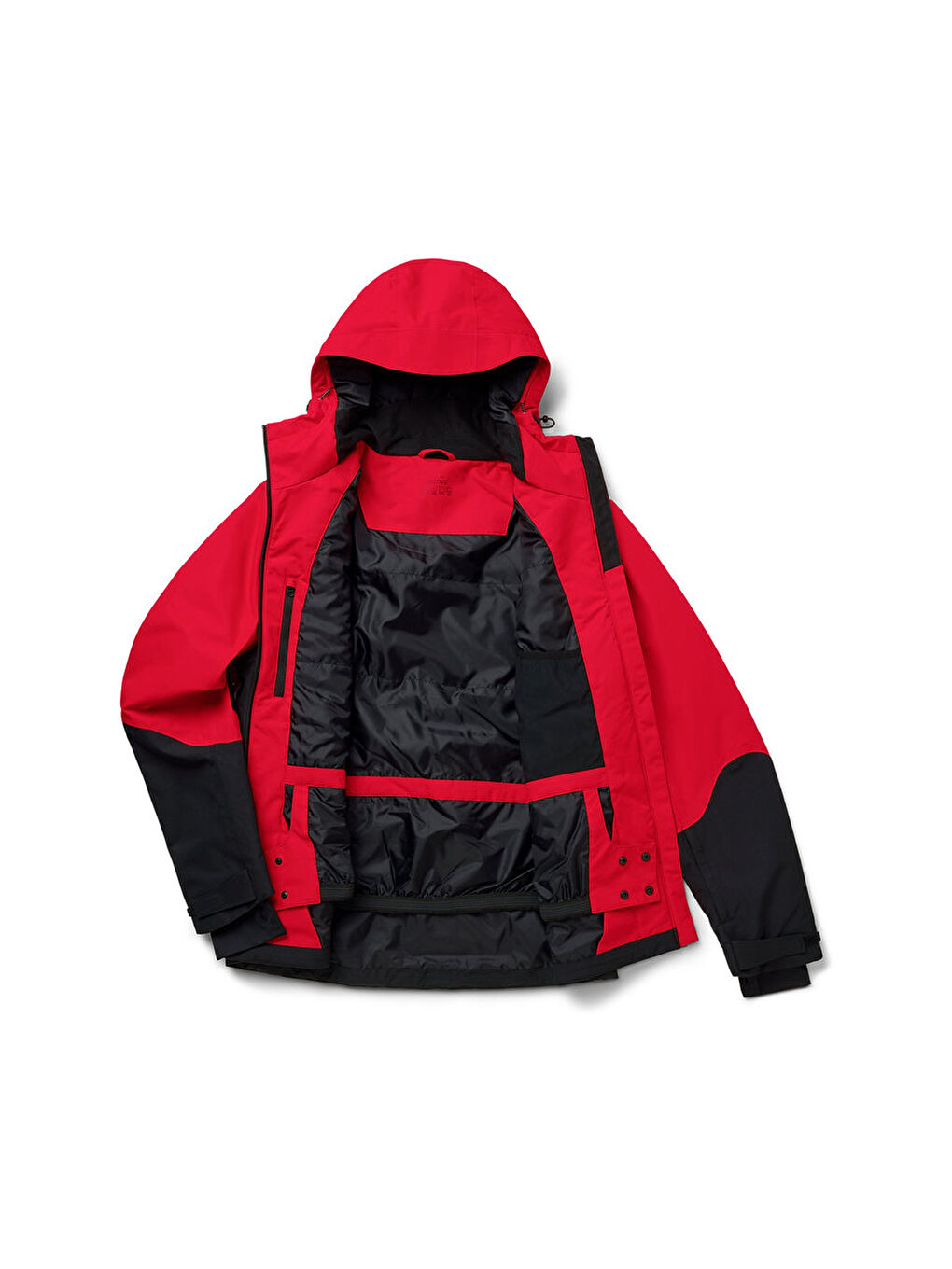Erkek Kayak Ceketi, Spor, Kırmızı-4
