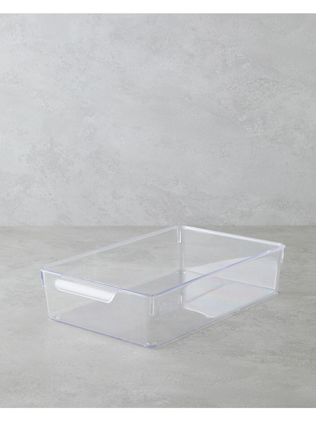 Renksiz Nice Plastik Mutfak Düzenleyici 20 x 32,5 x 7,5 cm Şeffaf-1