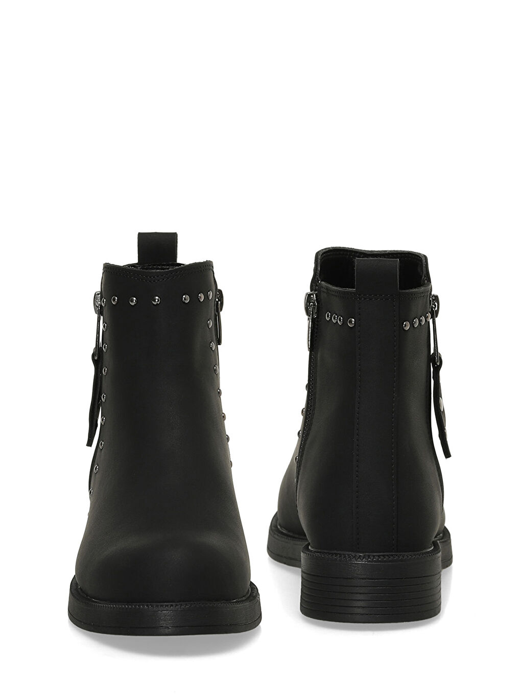 24K-585 4PR Siyah Kadın Düz Bot-4