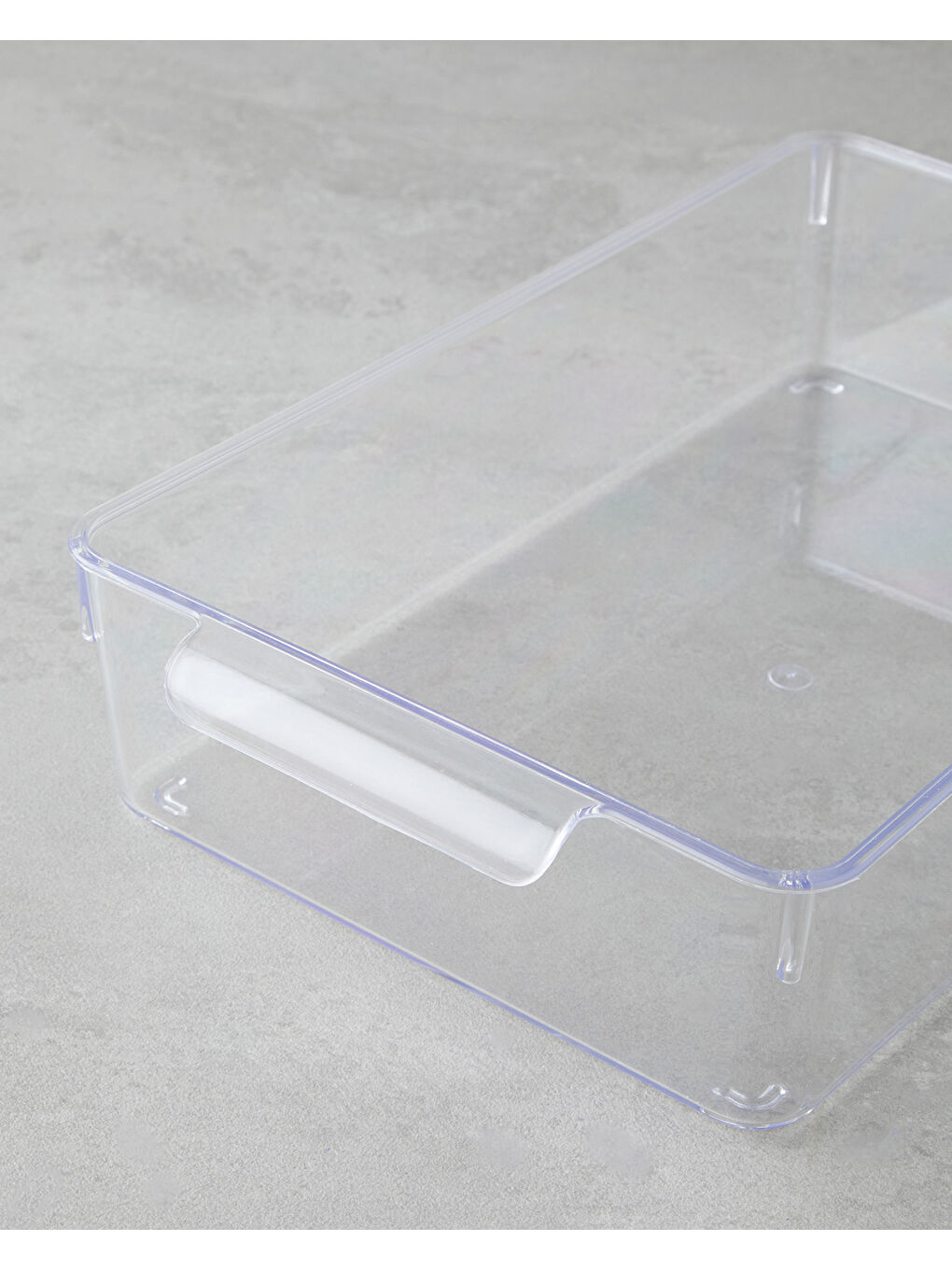 Renksiz Nice Plastik Mutfak Düzenleyici 20 x 32,5 x 7,5 cm Şeffaf-2