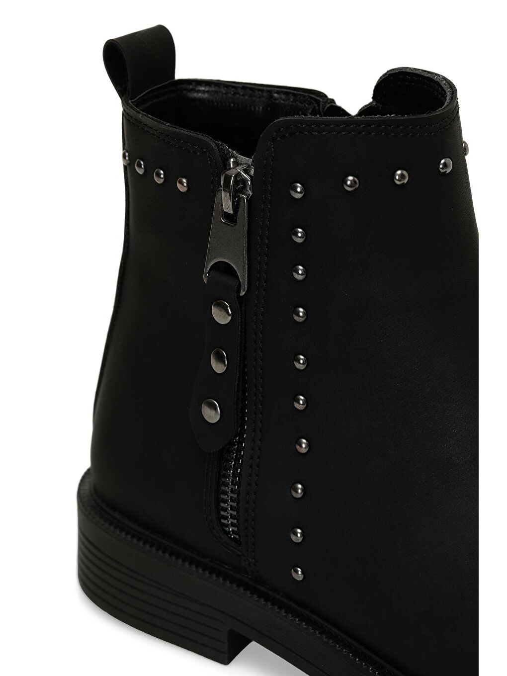 24K-585 4PR Siyah Kadın Düz Bot-6