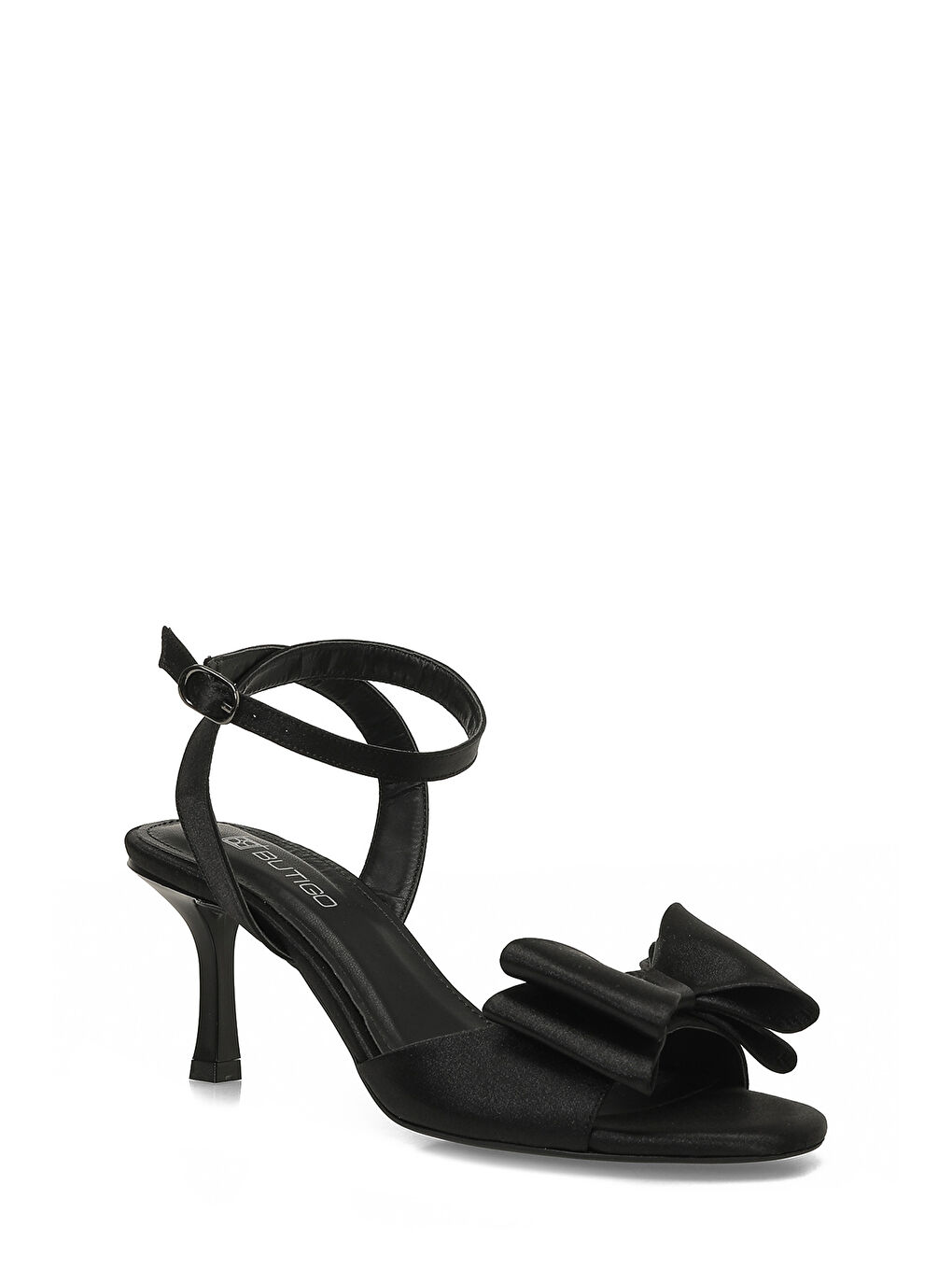 26S-395 6FX Siyah Kadın Topuklu Sandalet-1