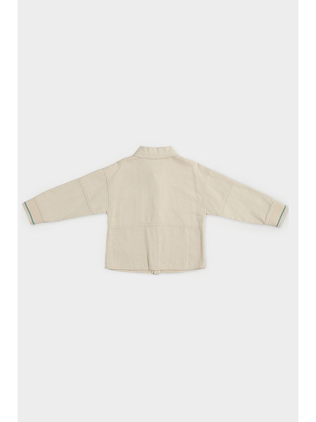 Erkek Bebek Düğmeli Bej Ceket-1