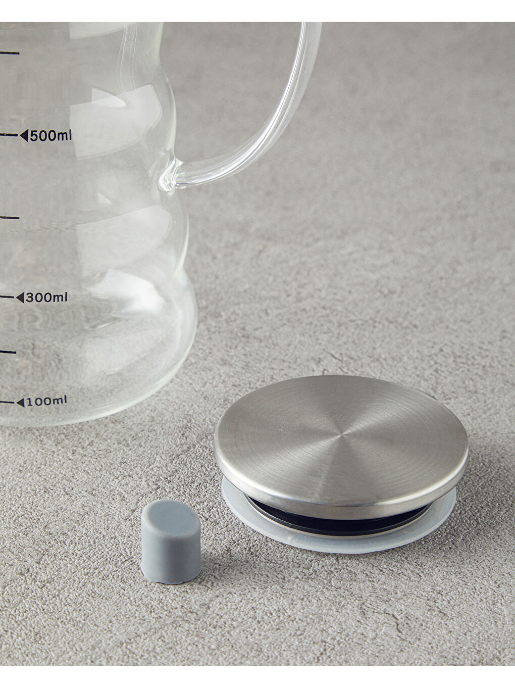 Renksiz Ornella Borosilikat Yağdanlık Şeffaf-2