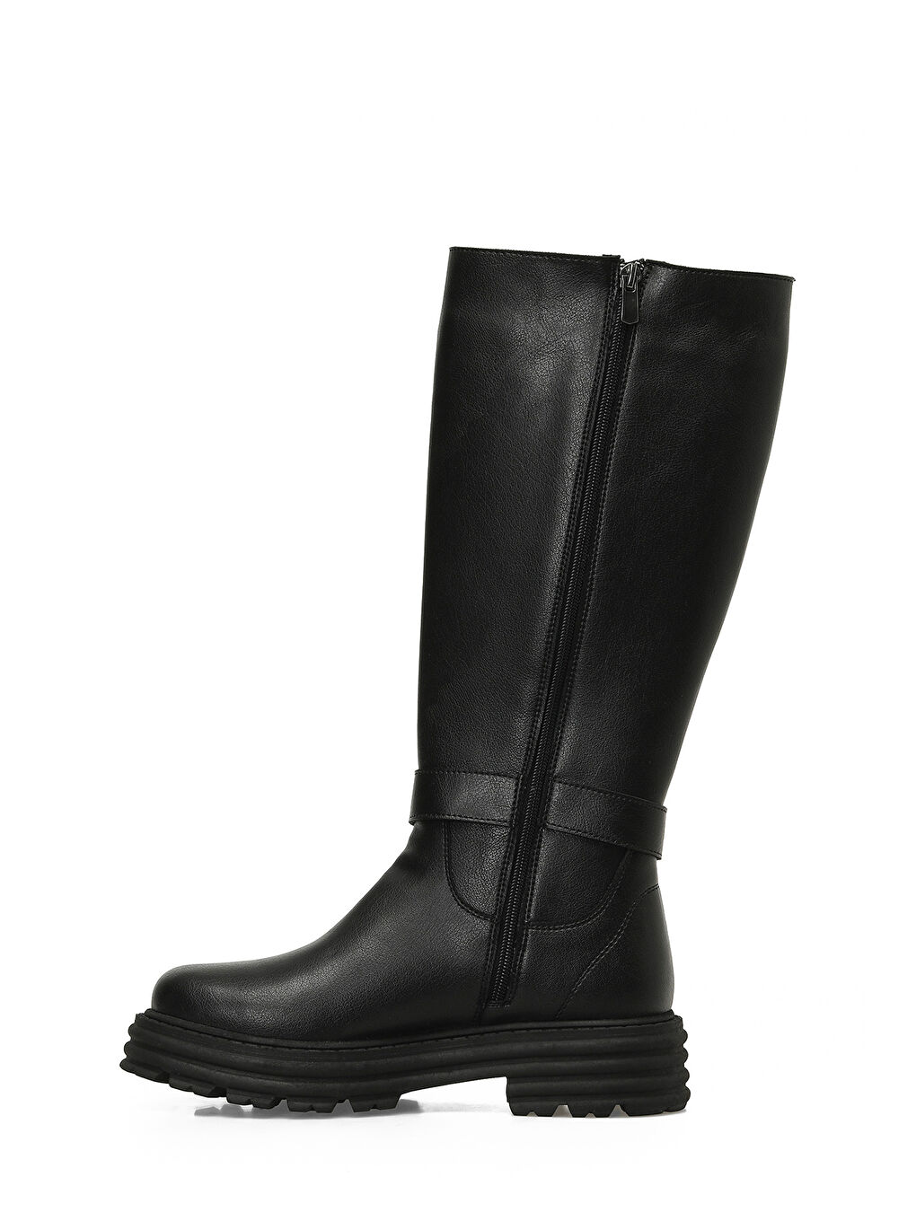 24K-695 4PR Siyah Kadın Çizme-2