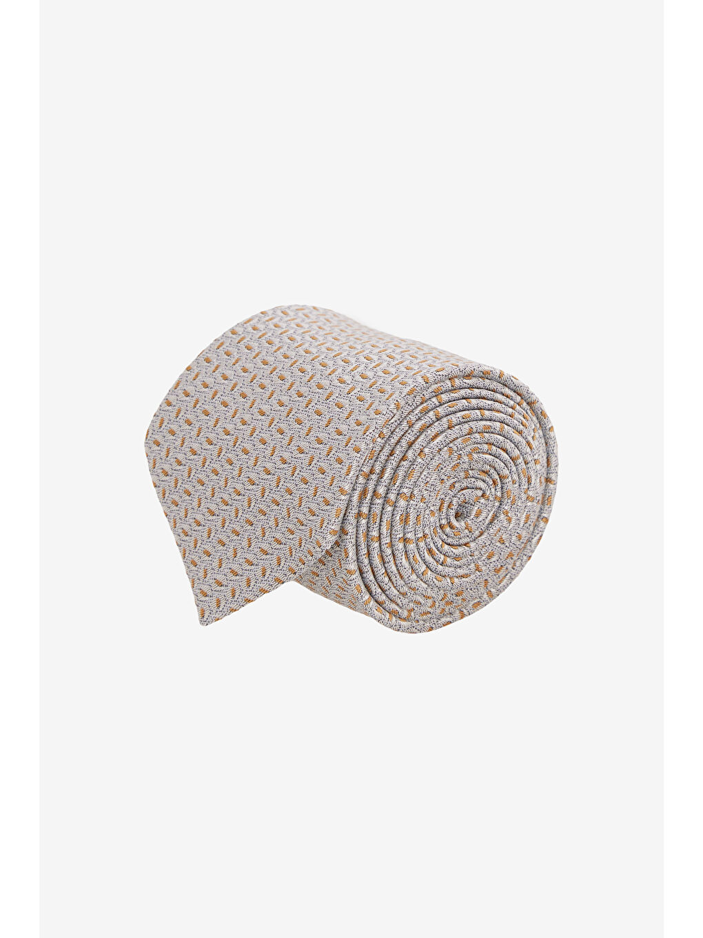 Erkek Bej Desenli Kravat