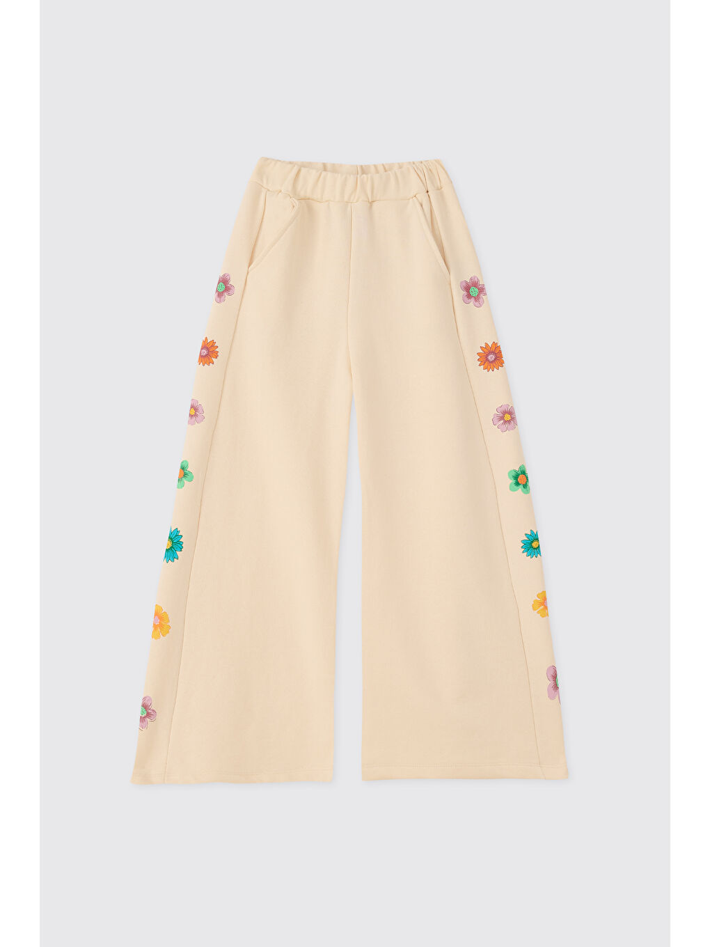 Bej Kız Çocuk Taş 2'li Takım-4