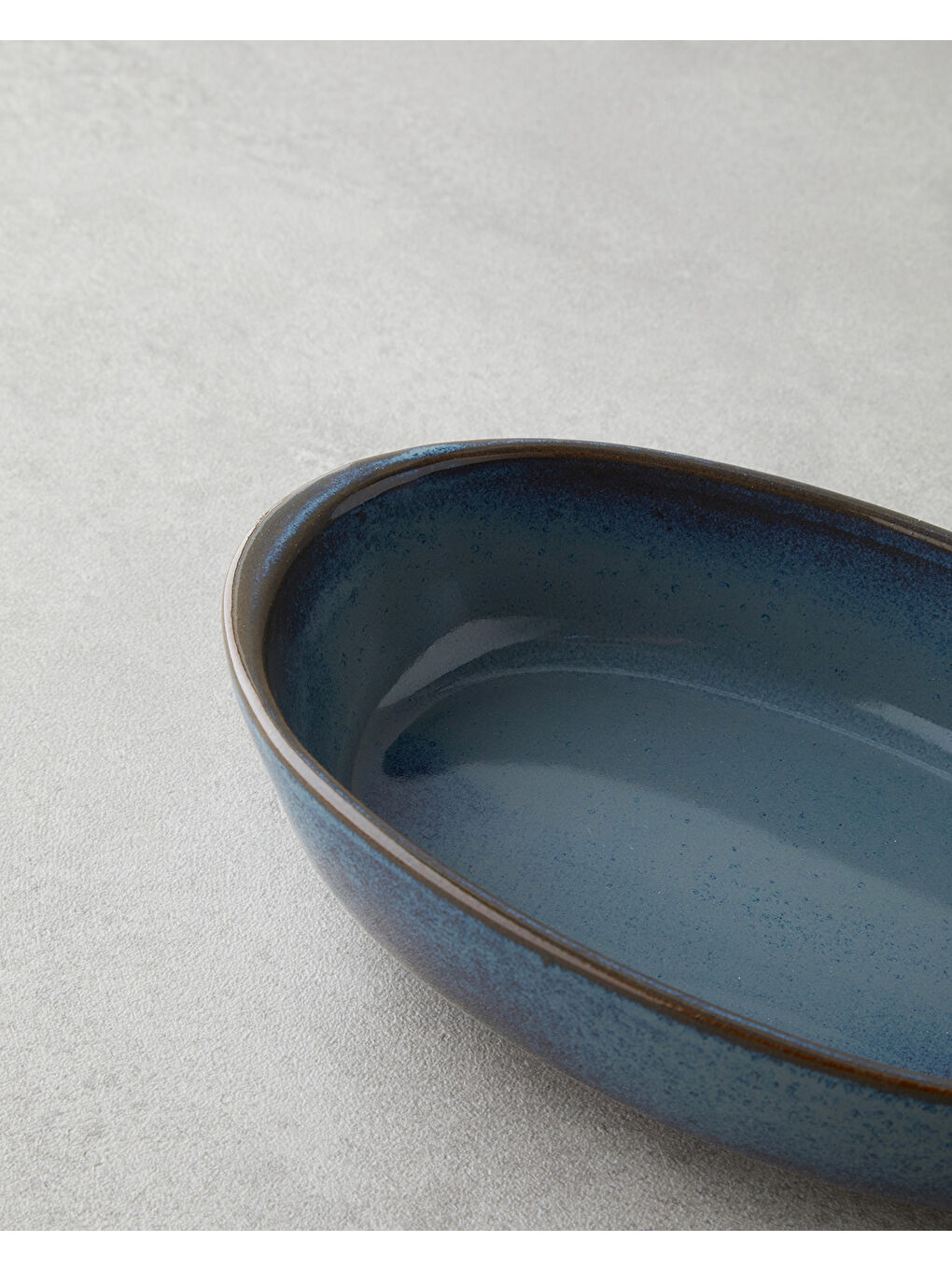 Lia Seramik Fırın Kabı 21x13x5,2 cm Mavi-2